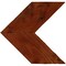 Ekena Millwork 15 3/4"W x 16"H x 3/4"D Vintage Farmhouse 5 1/2" Chevron, Barnwood Decor Collection, Salvage Red DECR15X16X075CHVRD - alternate 4